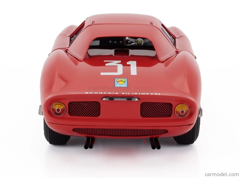 Cmc Ferrari 250lm Ch.n5899 Team Scuderia Filipinetti N 31 Winner Monza 1964 Nino Vaccarella 1:18 Červená