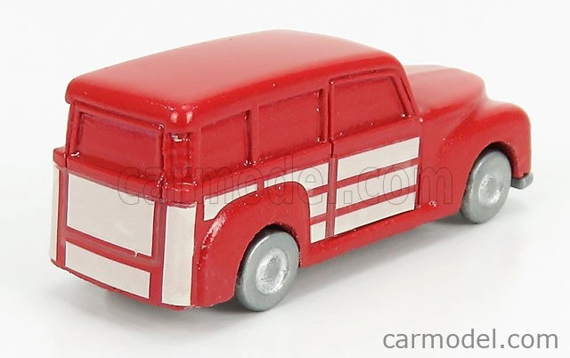 Officina-942 Fiat 1100 Bl Giardinetta Metallica Carrozzeria Monterosa 1958 1:76 Červená slonovina