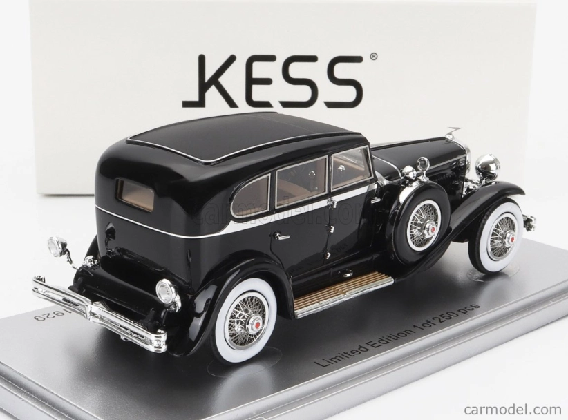Kess-model Duesenberg Model J Berline Clear Vision Sedan By Murphy 1929 1:43 Black