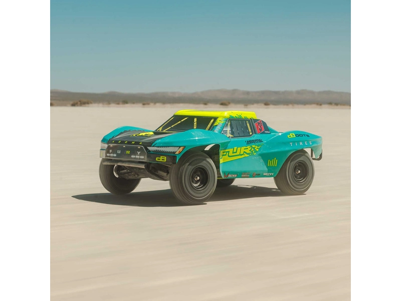 RC auto Arrma Fury 223S BLX 2WD 1:10 RTR DSC, fialová