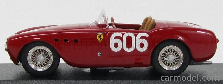 Umelecký model Ferrari 225s Spider N 606 Mille Miglia 1952 Bornigia - Bornigia 1:43 Red
