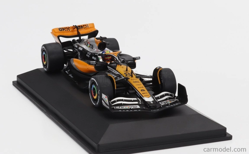 Solido Mclaren F1 Mcl60 Team Mclaren N 81 4th British Gp 2023 Oscar Piastri 1:43 Orange Black