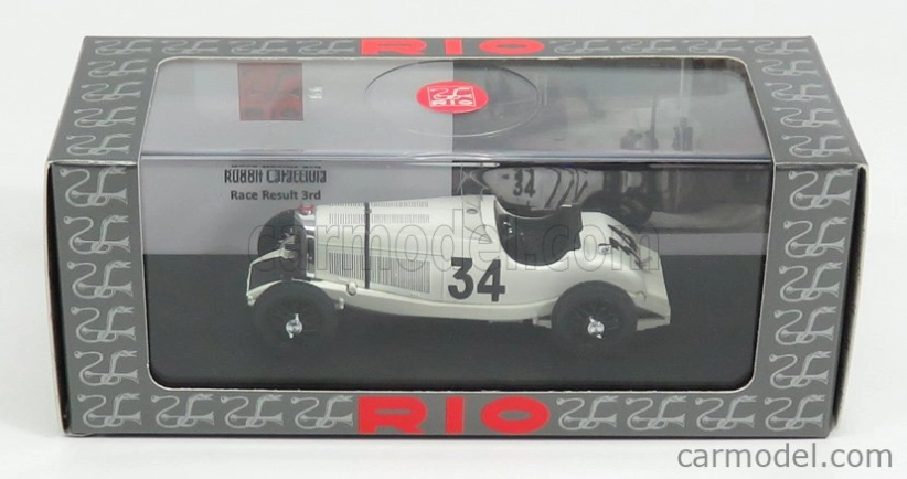 Rio-models Mercedes benz F1 Ssk N 34 3rd Monaco Gp 1929 R.caracciola 1:43 Bílá