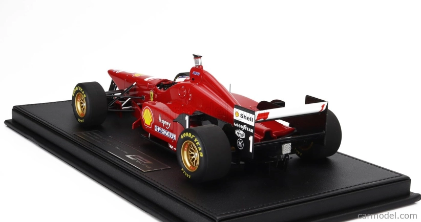 Gp-repliky Ferrari F1 F310/2 N 1 Winner Spa Belgian Gp (s figúrkou pilota) 1996 Michael Schumacher 1:18 červená