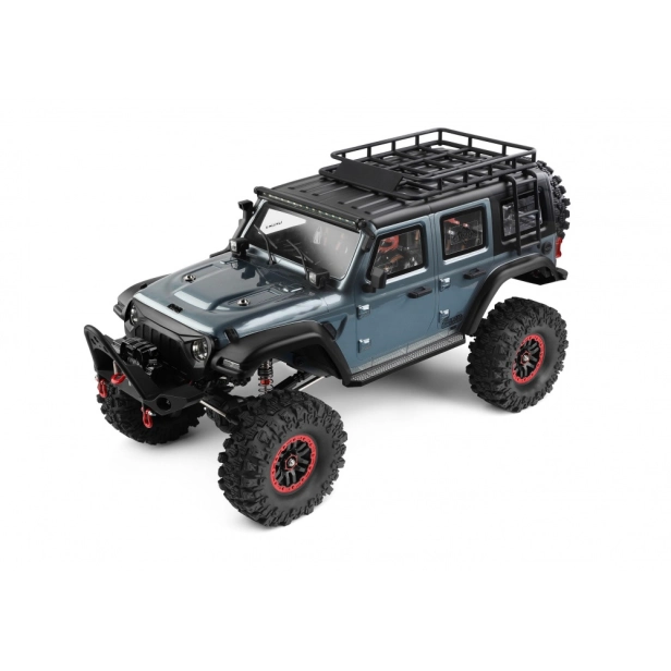 RC auto DF-4S PRO Crawler 313mm 1:10, zelenošedá metalíza