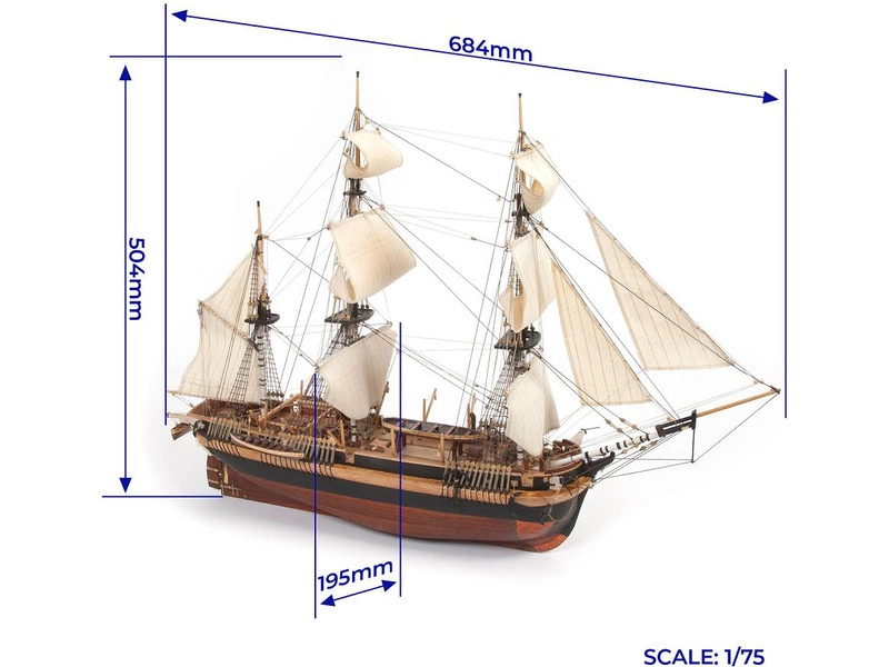 OCCRE HMS Erebus 1:75 kit