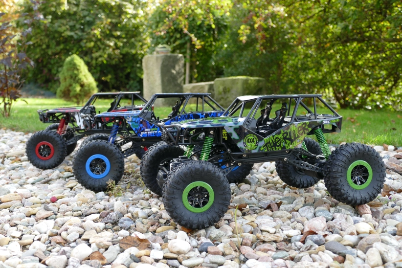 RC auto Rock Crawler 1:10, červená