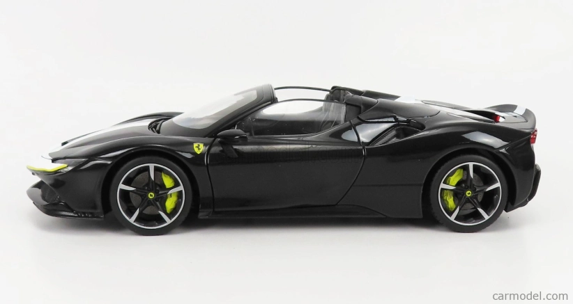 Bburago Ferrari Sf90 Stradale Spider Assetto Fiorano 2019 1:18 Black