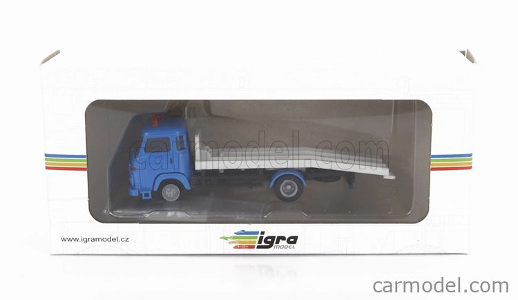 Igra-model Alfa romeo A19 Truck Assistance Carro Attrezzi - Tow Truck Road Service 2-assi 1:87 Blue Light Grey