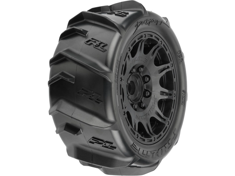 Kolesá Pro-Line 5,7", pneumatiky Dumont Sand/Snow, disk Raid H24 (2)