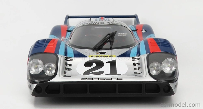 Cmr Porsche 917lh 4.9l Team Martini Racing N 21 24h Le Mans 1971 Vic Elford - Gerard Larrousse 1:12 Stříbrná Modrá