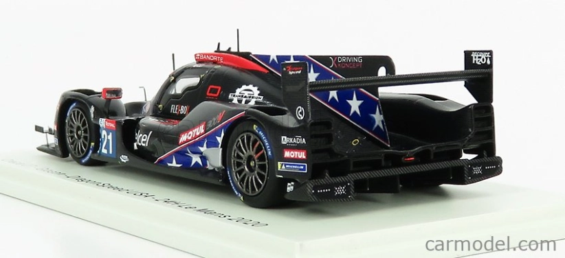 Spark-model Oreca 07 Gibson Team Dragonspeed Usa N 21 24h Le Mans 2020 T.buret - J.p.montoya - M.rojas 1:43 Black Blue