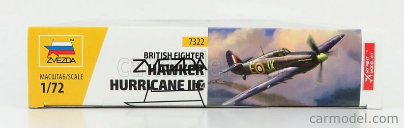 Zvezda Hawker Hurricane Iic Vojenské lietadlo 1941 1:72 /