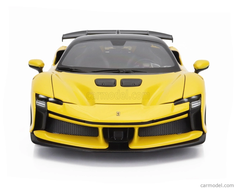 Bburago Ferrari Sf90xx Stradale 2024 1:18 Giallo Modena - Žlutá Černá