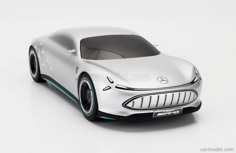 Nzg Mercedes Benz Vision Amg Elektrické auto 2022 1:18 Strieborná zelená