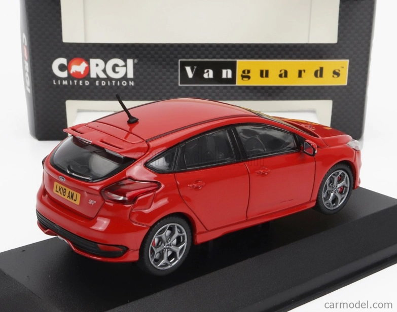 Vanguards Ford england Focus Mkii St-3 2018 1:43 Červená