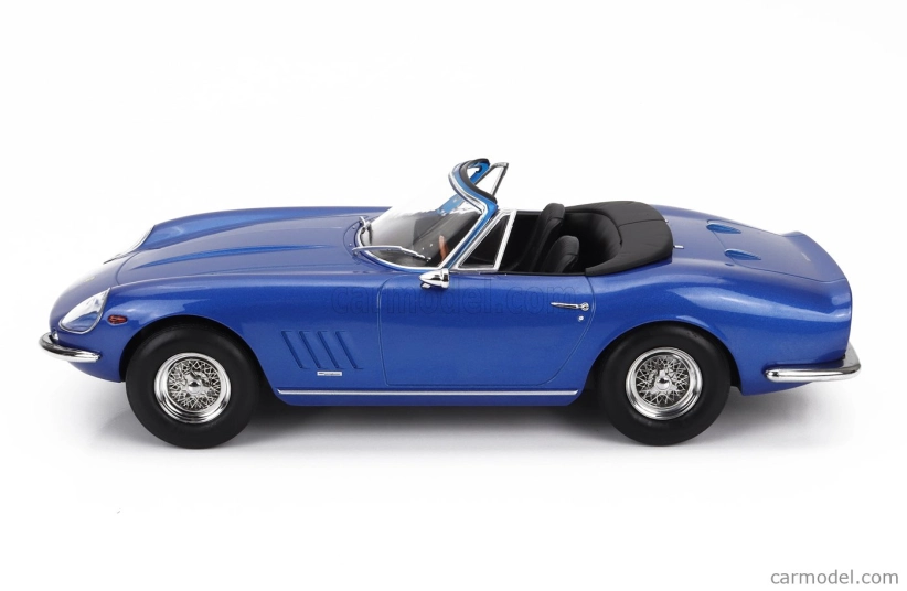 Kk-scale Ferrari 275 Gtb/4 Nart Spider 1967 1:18 Blue Met