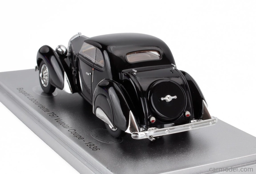 Kess-model Bugatti T57 Labourdette Vutotal Coupe 1936 1:43 Black