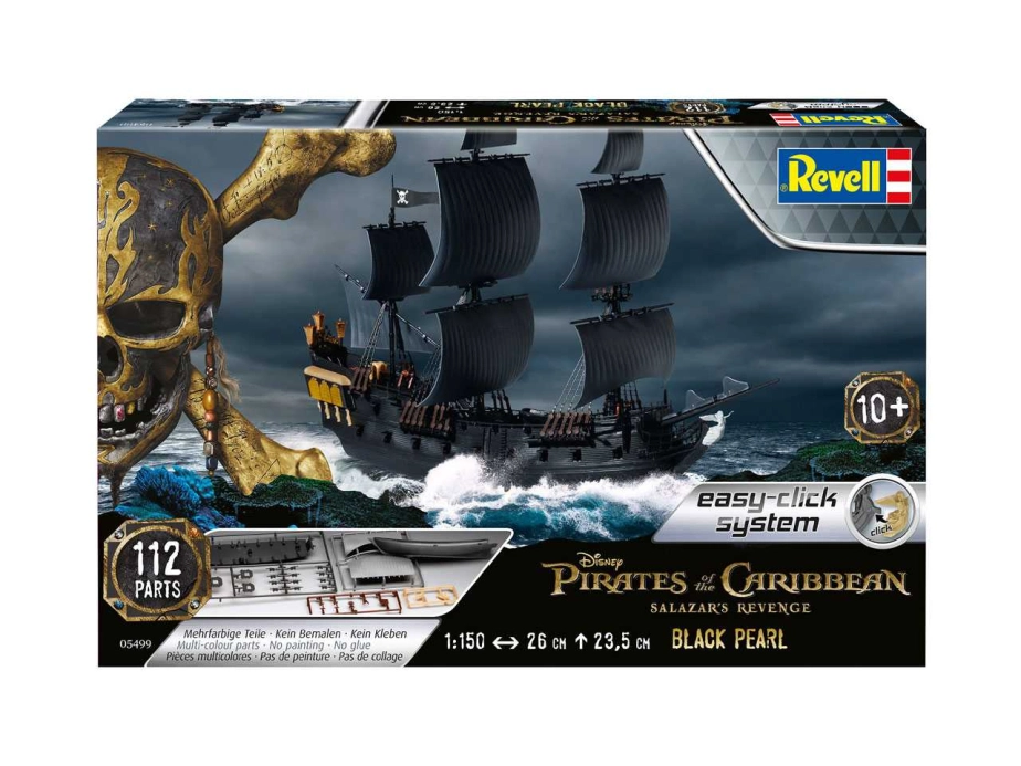EasyClick loď 05499 – Black Pearl (1:150)
