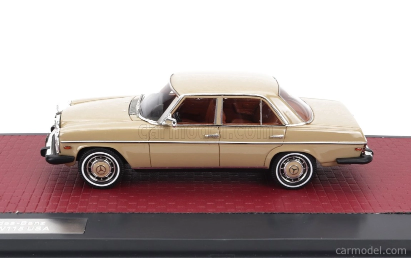 Modely v mierke Matrix Mercedes benz 300d (w115) Usa Version 1976 1:43 Béžová