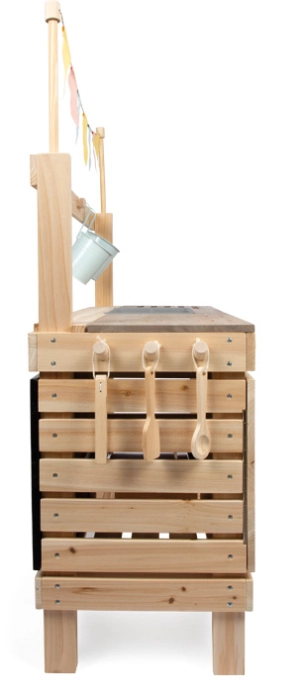 small foot Drevená vonkajšia kuchynka a stánok 2v1