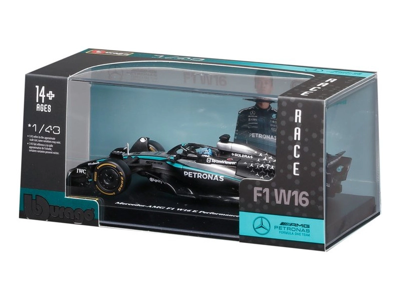 Bburago Mercedes-AMG Petronas W16 (2025), #63 Russesll (hardcase)