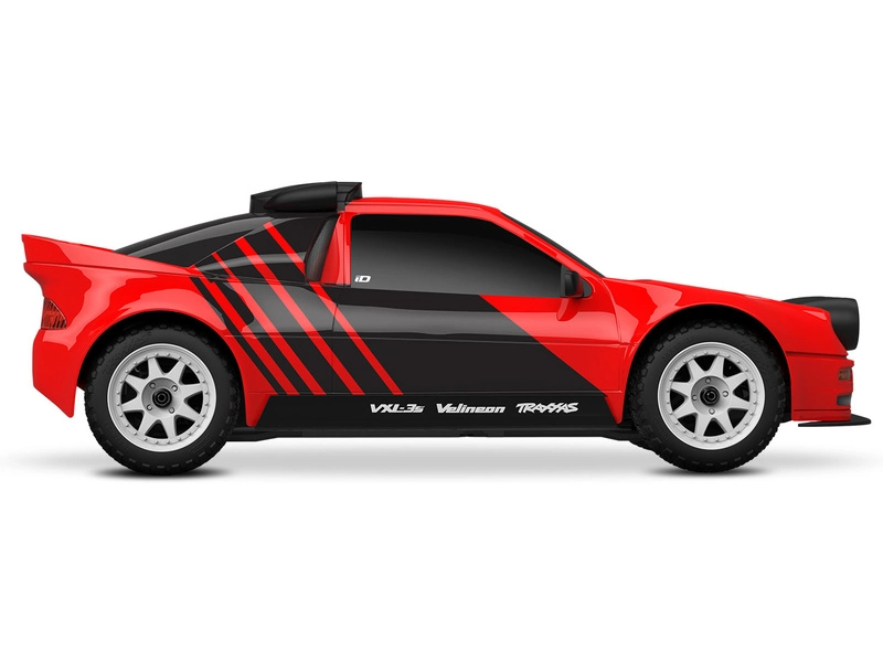 Traxxas Mini Rally Ford RS200 1:12 4WD VXL RTR červená