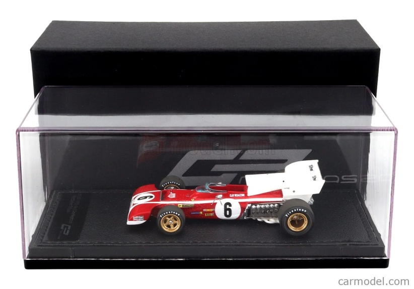 Gp-repliky Ferrari F1 312b2 Scuderia Ferrari N 6 12th South Africa Gp 1972 Clay Regazzoni 1:43 Red