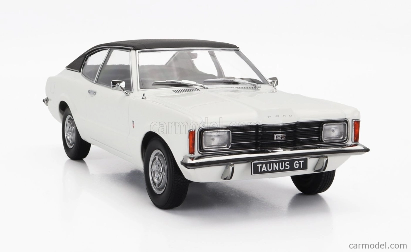 Kk-scale Ford england Taunus Gt Coupe 1971 1:18 White Black