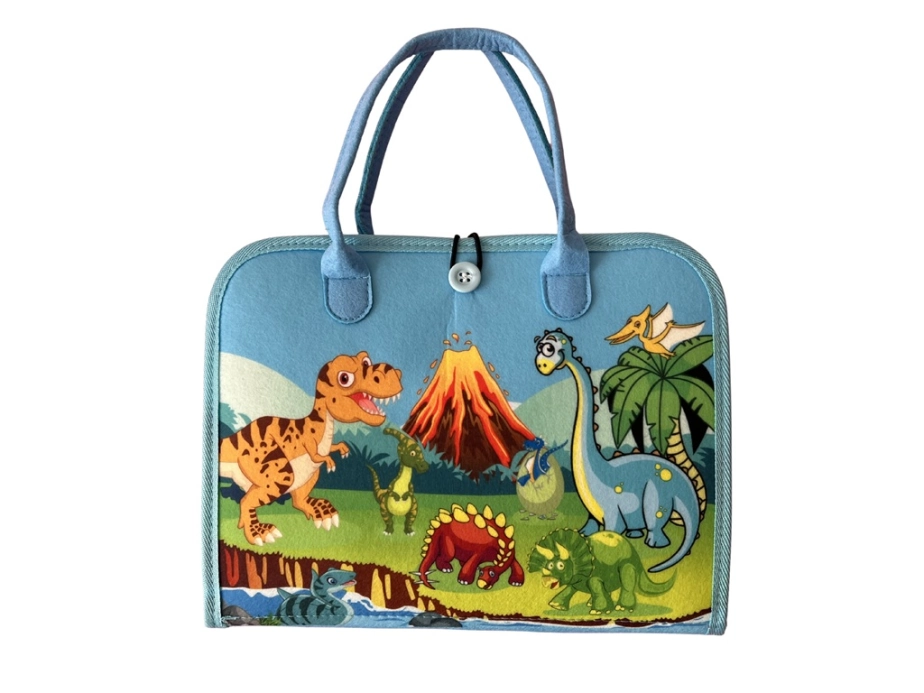 2Kids Toys Senzorická busy kniha Dinosaury 3 – poškodený obal