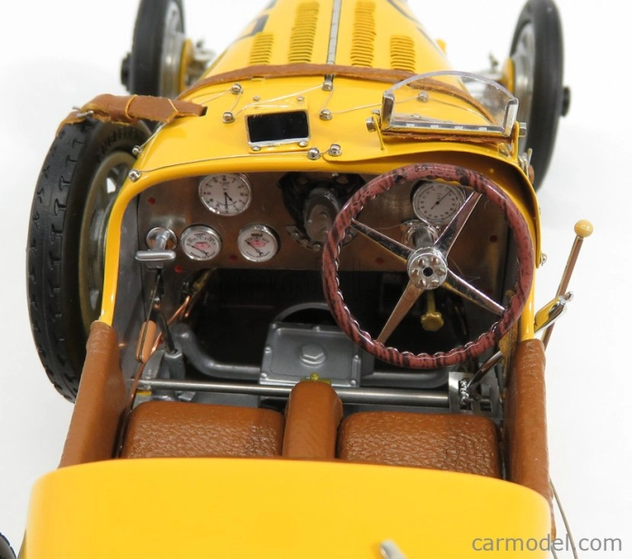 Cmc Bugatti T35 N 58 With Driver Figure 1924 1:18 Žlutá