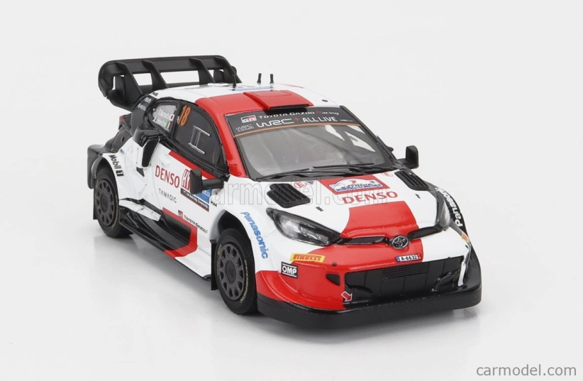 Ixo-models Toyota Yaris Gr Rally1 Team Toyota Gazoo Racing Wrt N 18 7th Rally Estland 2022 Takamoto Katsuta - Aaron Johnston 1:43 Biela červená čierna