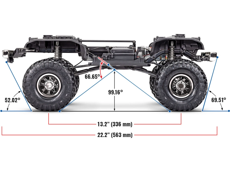 RC auto Traxxas TRX-4 Chevrolet K10 1979 TQi 1:10 RTR, červené