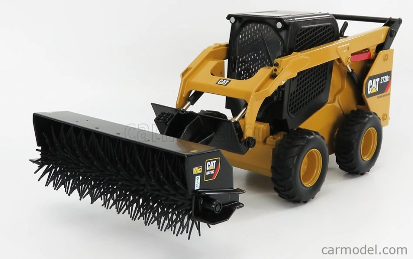 Dm-models Caterpillar Cat272d Ruspa Gommata - Skid Steer Loader 1:16 Žlutá Černá