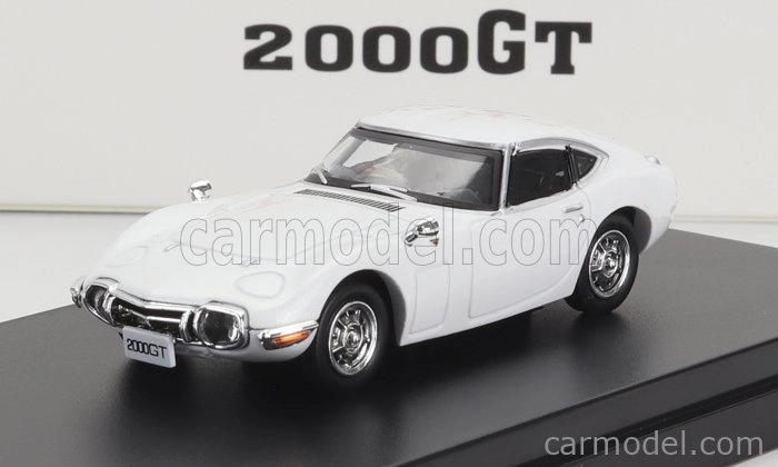 Lcd-model Toyota 2000gt Coupe 1967 1:64 Bílá