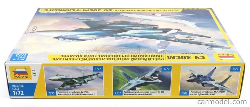 Zvezda Suchoj Su-30sm Flanker C Lietadlo - Caccia Bombardiere 1:72 Military