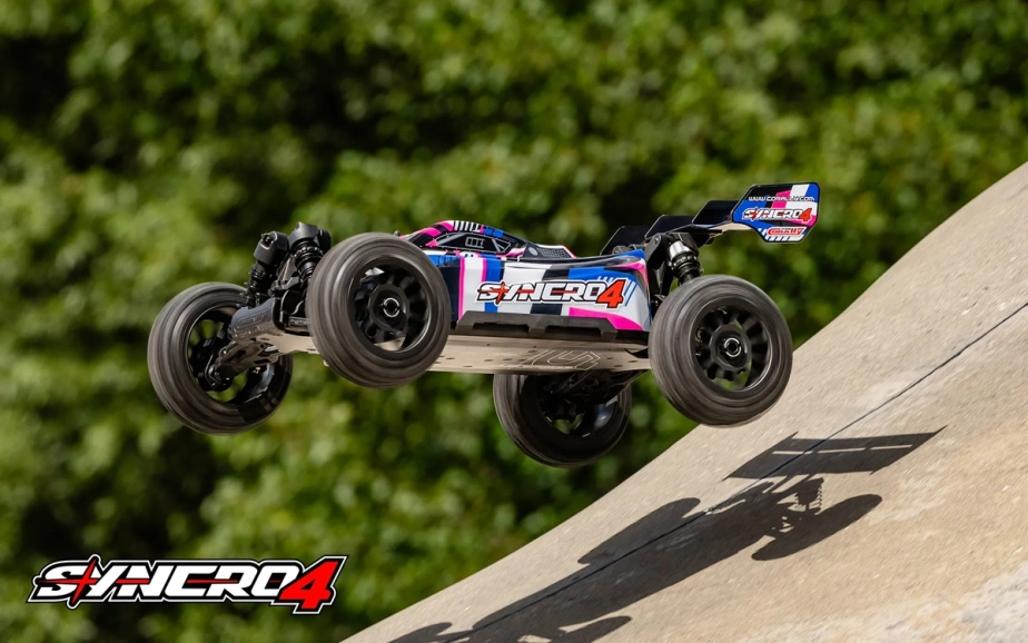 SYNCRO-4 - BUGGY 4WD 3-4S Brushless - RTR - 2026 růžová