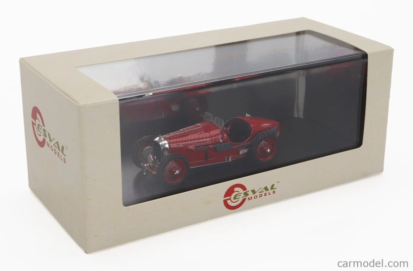 Esval model Amilcar C6 Spider N 0 Race Car 1928 1:43 Red
