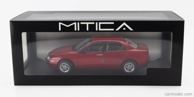 Mitica-diecast Alfa romeo 156 2.5 V6 24v 1997 – Beige Interior 1:18 Rosso Proteo Met Red