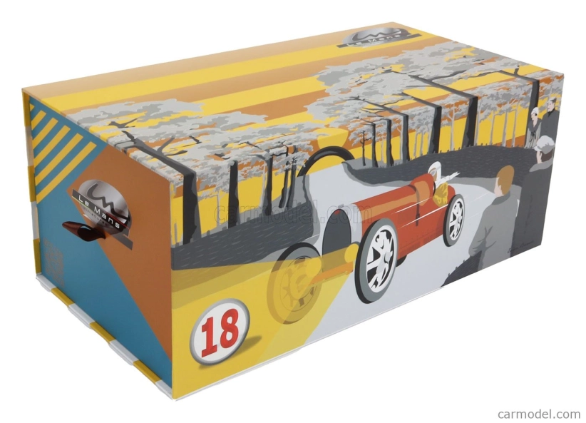 Miniatúry Le mans Bugatti F1 Type 59 N 28 Monaco Gp 1934 Tazio Nuvolari 1:18 Bordeaux
