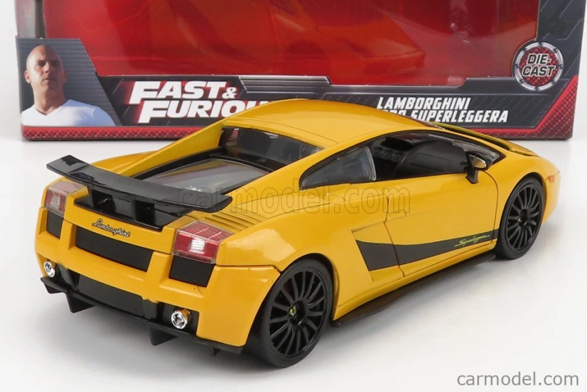 Jada Lamborghini Gallardo Superleggera 2007 - Fast & Furious 1:24 Žlutá