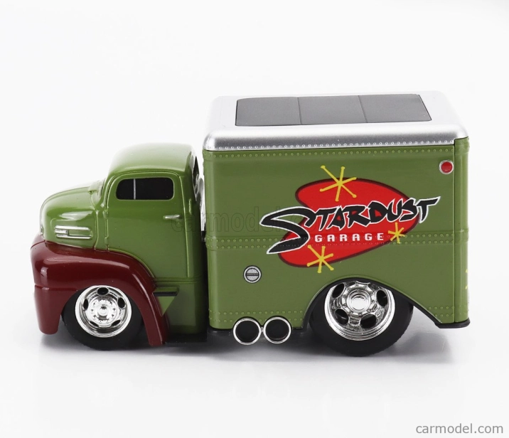 Maisto Ford USA Coe Van Truck Stardust Garage 2-assi Custom 1950 1:64 zelená