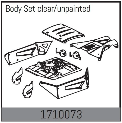Body Set clear/unpainted