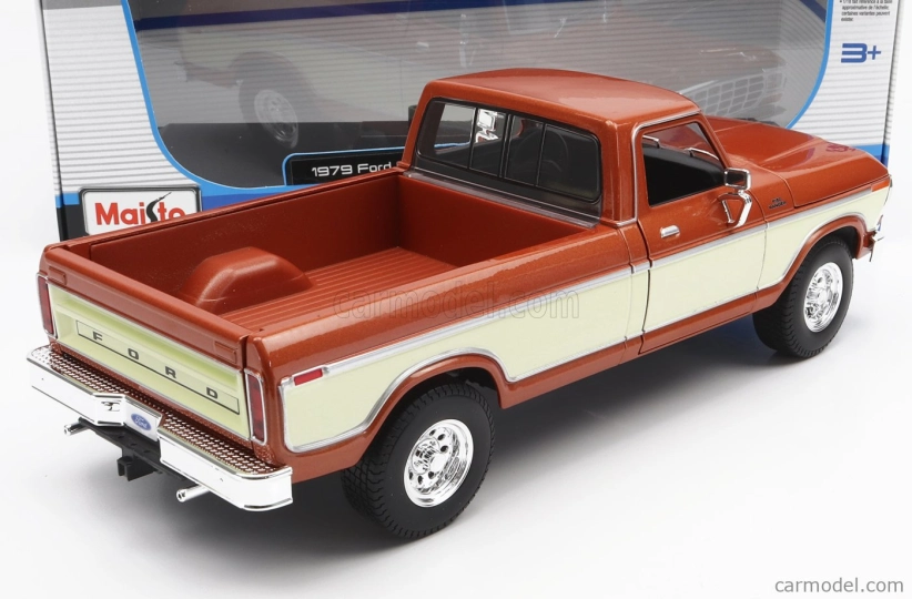 Maisto Ford usa F-150 Pick-up 1979 1:18 Hnědá Bílá