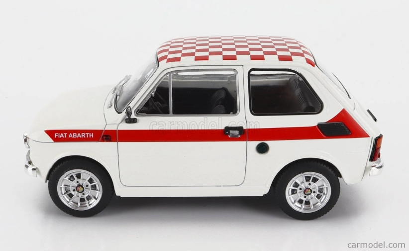 Mcg Fiat 126 Look Abarth 1972 1:18 Bílá Červená