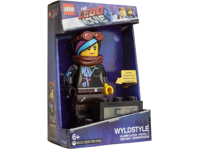 LEGO hodiny s budíkem - LEGO Movie 2 Wyldstyle
