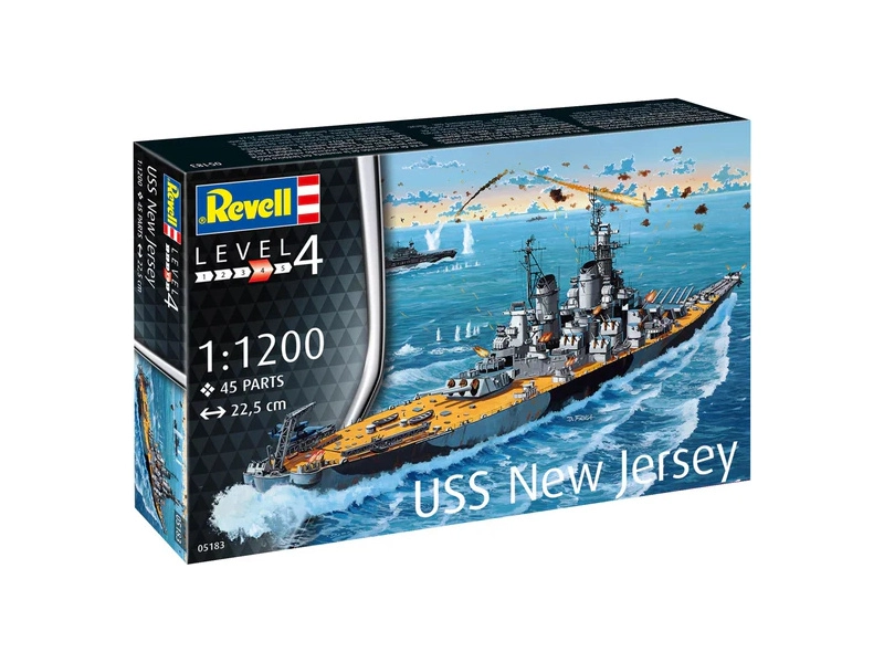 Revell Battleship USS New Jersey (1:1200) (štartovacia súprava)
