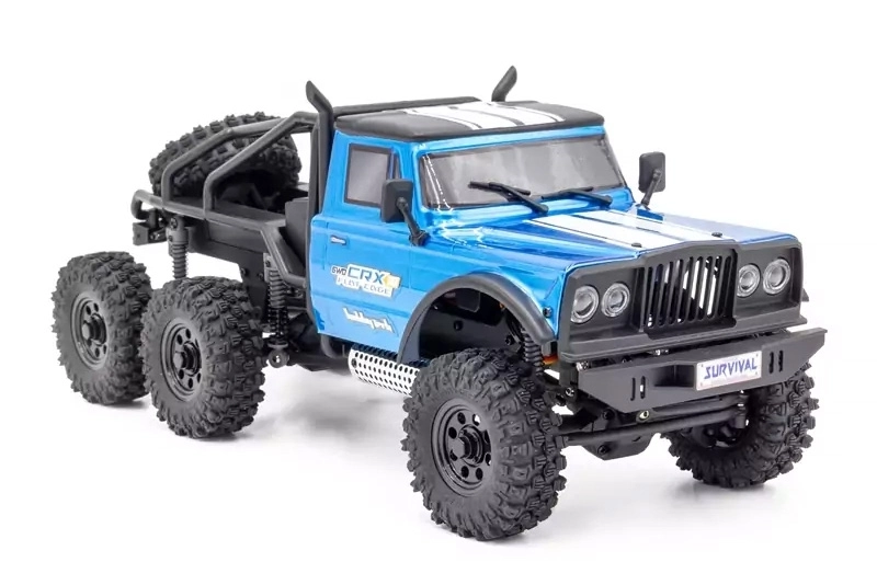 RTR HOBBYTECH CRX18 Truck Trial 1/18, 6wd, krátká verzia – modrý