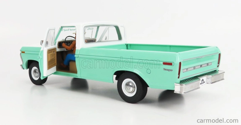Greenlight Ford usa F-100 Pick-up Forest Service Green 1975 1:18, světle zelená