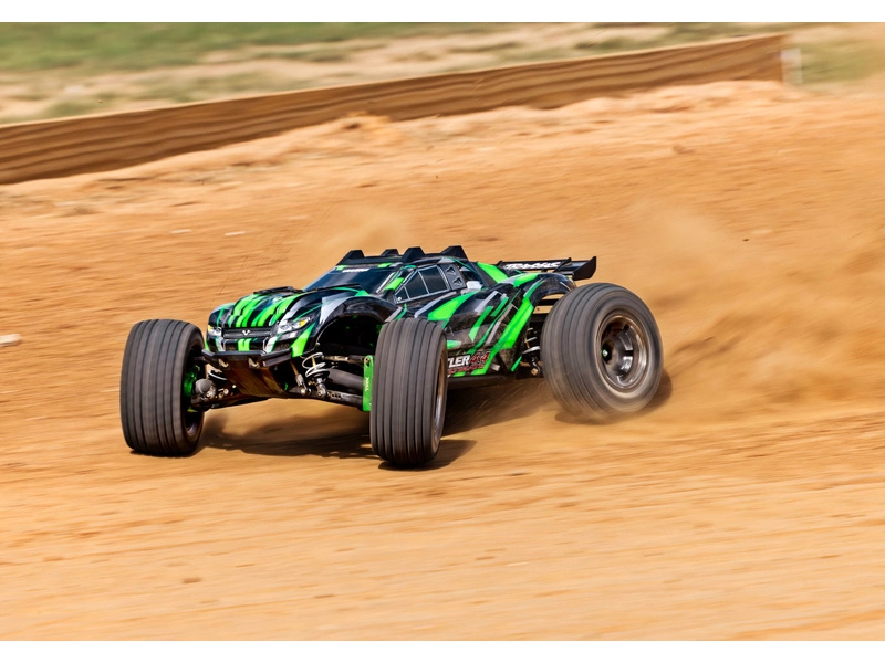 ROZBALENO-RC auto Traxxas Rustler 4x4 Ultimate VXL RTR, zelená